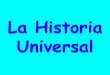 1 objeto del curso de historia   historia universal