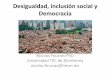 Desigualdad, inclusión social y democracia
