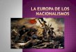 La europa de los nacionalismos. unif. italiana 1º