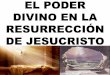El poder divino en la resurrección de jesucristo
