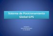 Sistema de posicionamiento global GPS