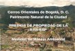 Predios de la EAB en los Cerros Orientales de Bogotá