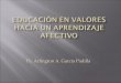 Arlington Garcia Presentacion De Educacion En Valores
