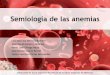 Semiología de las anemias