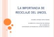 La importancia del reciclaje de Unicel