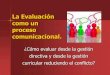 Comunicación y evaluación