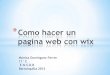 Como hacer un pagina web con wix monica