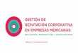 Reputación Corporativa en Empresas Mexicanas
