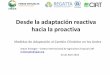 Anton Eitzinger (CIAT-DAPA) - Desde la adaptación reactiva hacia la proactiva (Medidas de adaptación al cambio climático en los Andes)