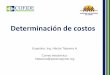 Charla N° 04: Determinación de costos - Héctor Talavera