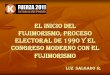 El Inicio del Fujimorismo, Proceso Electoral de 1990 y el Congreso Moderno con el Fujimorismo
