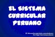 El Sistema Curricular Peruano y el Fundamento del Enfoque de Formación Mediante el Desarrollo de Competencias