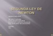 SEGUNDA LEY DE NEWTON