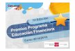 III Premios Programa Educacion Financiera 2014/2015
