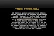 Tango etimolog­a