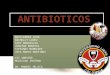 Mesa Terapéutica  Antibióticos