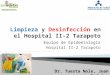 Limpieza y Desinfección en el Hospital II-2 Tarapoto