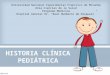 Historia clínica pediátrica