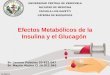 Efectos Metábolicos de la Insulina y el Glucagón