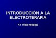 Introduccion a la electroterapia