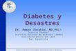 Diabetes y Desastres