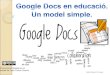 Còpia de Google Docs en educació. Un model simple