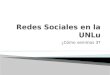 Redes sociales en la unlu - Reunión3
