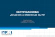 Certificaciones PMI