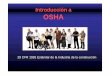 Introduccion a la organizacion osha