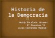 Historia de la democracia presentación