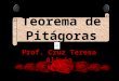 Teorema de Pitágoras Prof Cruz Teresa Alicia tics