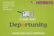 Clinic IEBS: Análisis SEO OnPage Deportunity.com