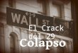 El Crack del 29 y la Gran Depresión