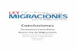 Conclusiones proceso consultivo para la nueva ley de migraciones -Chile - 2015