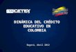 Dinámica del Crédito Educativo en Colombia