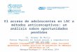 El Acceso de Adolescentes en América Latina y el Caribe a Métodos Anticonceptivos. Dr. Bremen de Murcio, CLAP/OPS