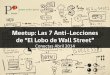 Meetup "Las 7 Anti Lecciones de El Lobo de Wall Street"