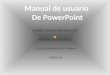 Manual de usuario de power point