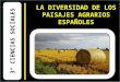 Los paisajes agrarios españoles