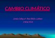 CAMBIO CLIMÁTICO- SONIA CEBEY & ANA BELEN LOBATO