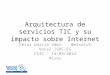 Arquitectura de servicios TIC y su impacto sobre Internet