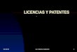 Licencias y patentes