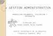 Gestion administrativa