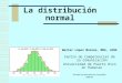 Modulo sobre la distribucion normal por wallter lopez