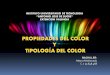 Propiedades del color y tipologia del color