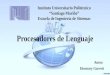 Procesadores de lenguaje