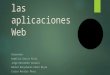 Evolución de las aplicaciones webb