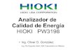 Presentación analizador hioki pw3198
