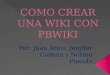 Como crear una wiki con pbwiki
