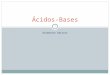 Acidos y bases